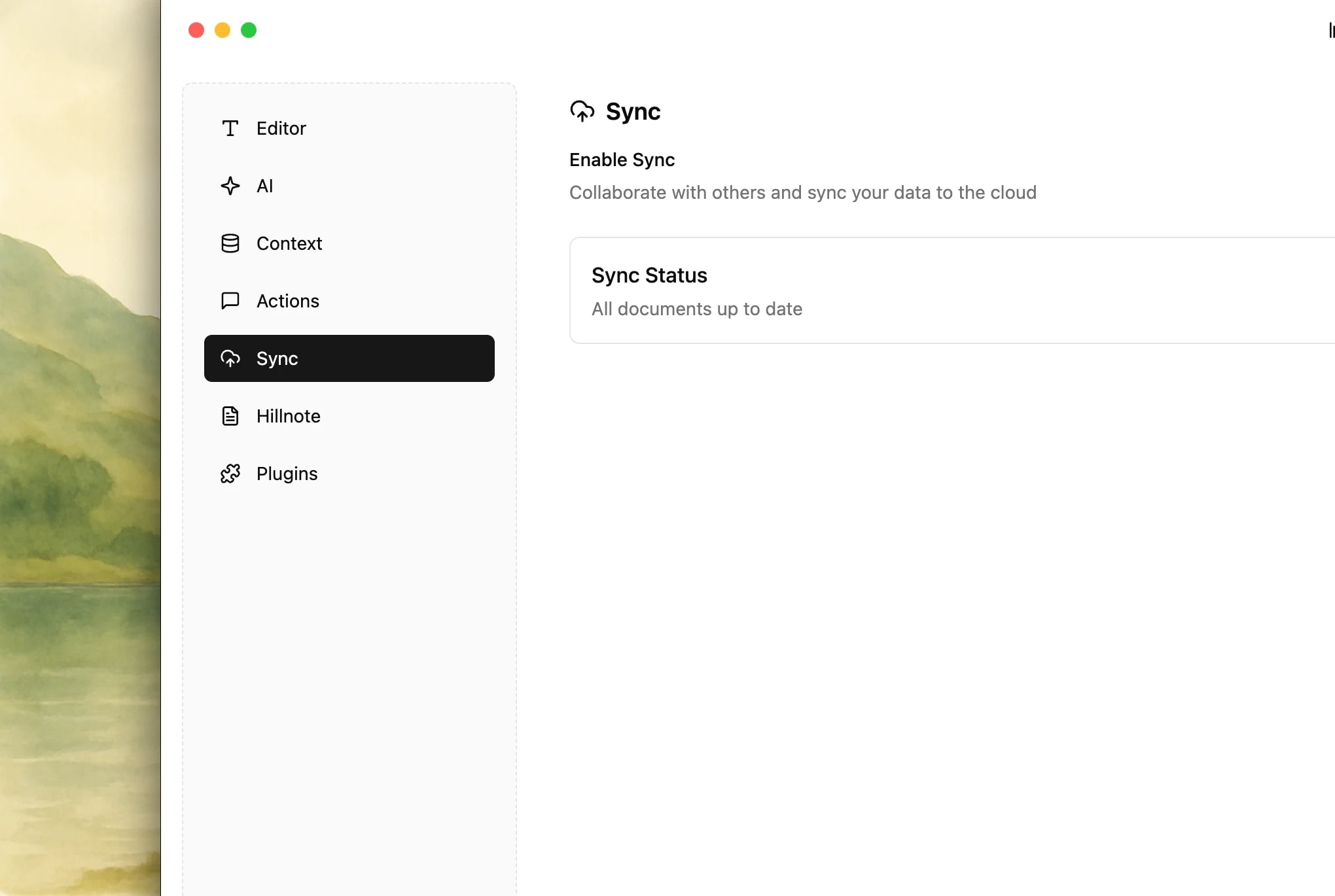 Real-time Sync Documents