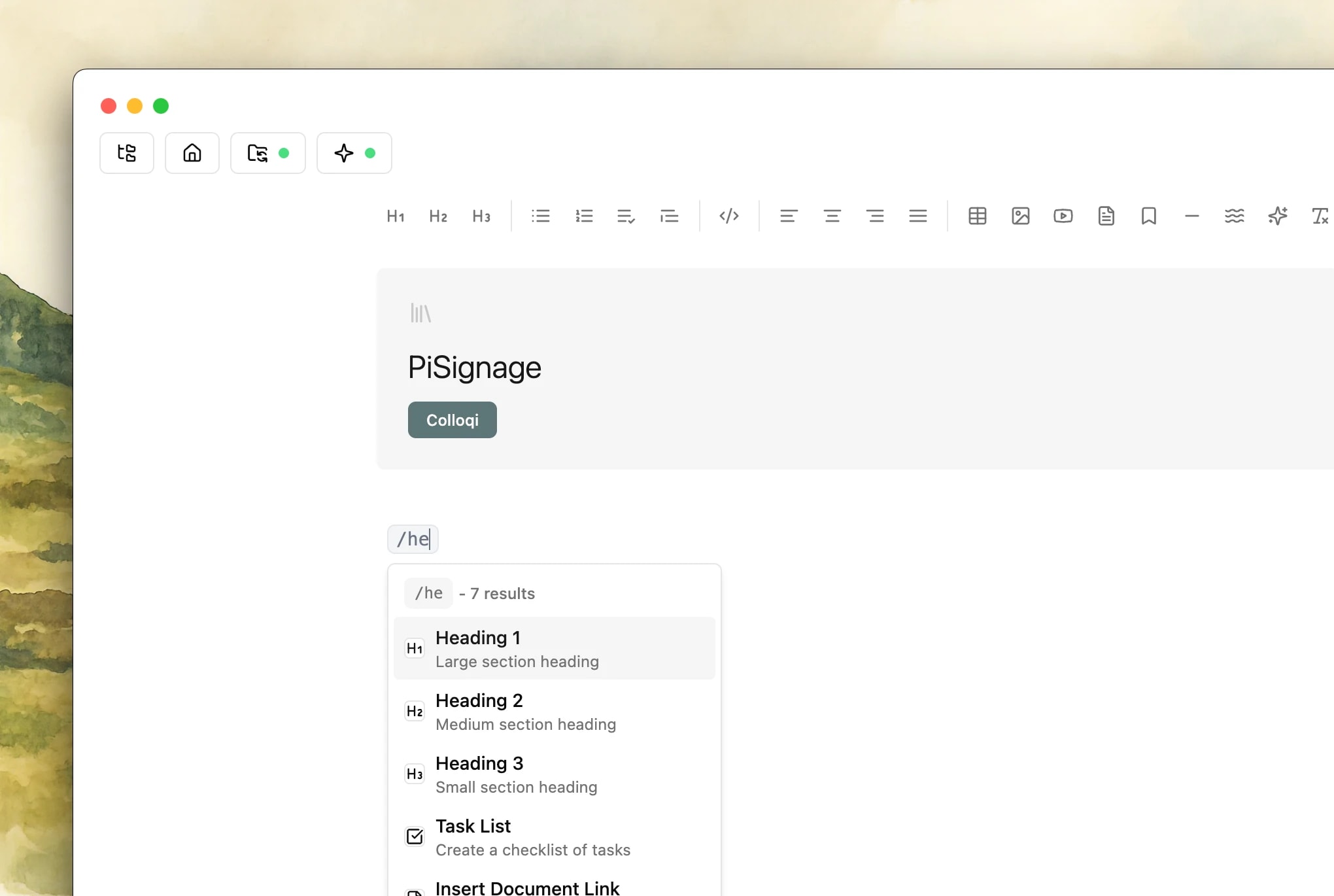 Format Bar & Inline Commands