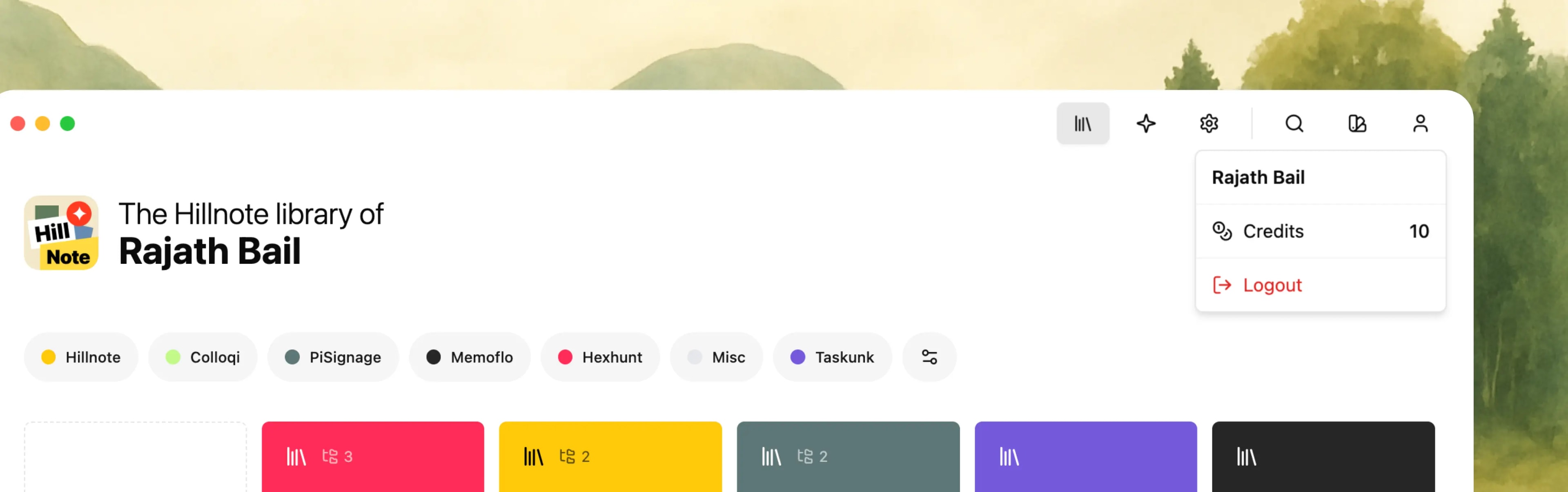 Hillnote cloud features overview